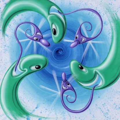 Kenny Scharf, Whirlific, 2018